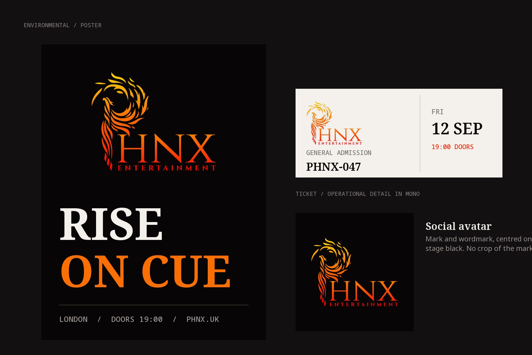PHNX Entertainment - Applications