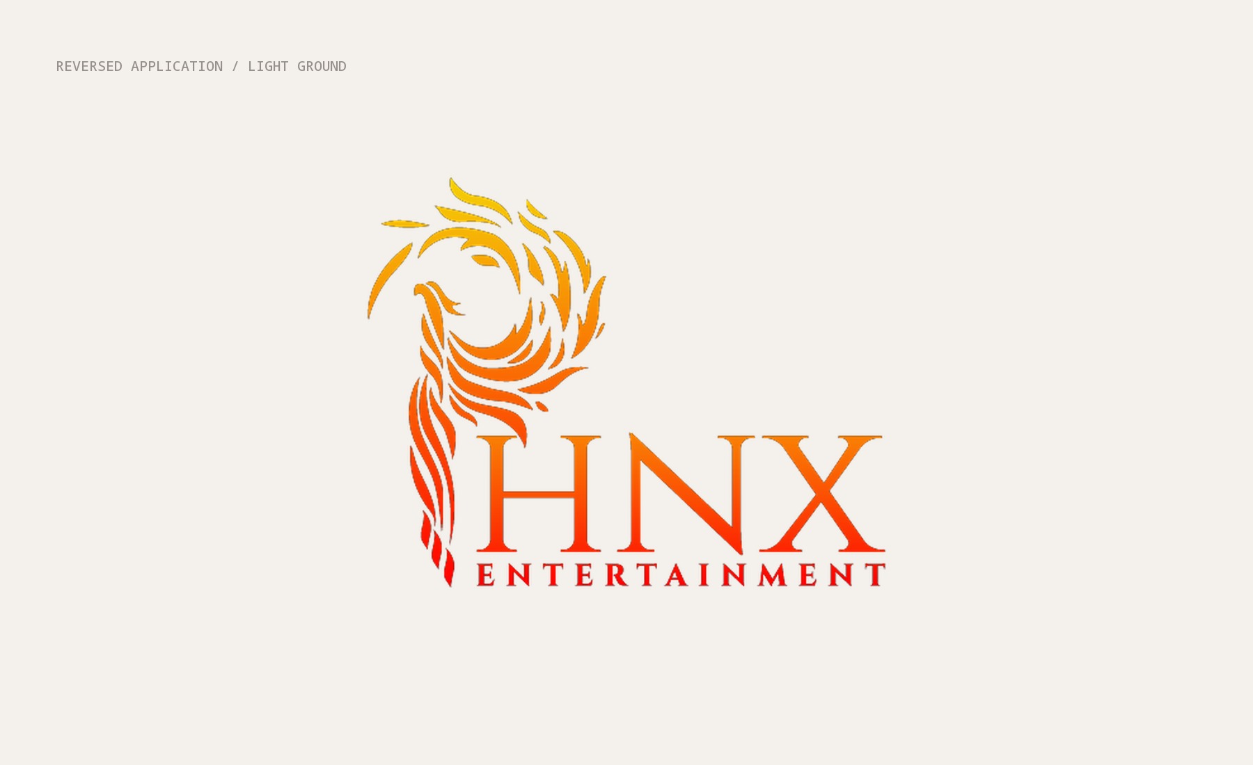 PHNX Entertainment - Reversed on light ground